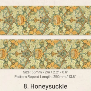 earth paradise series vintage floral washi 16