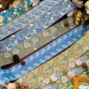 earth paradise series vintage floral washi 2