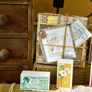 earthly world vintage text illustration wooden 6