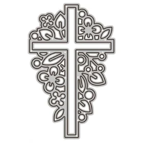 Easter Cross Wreath Carbon Steel Crafting Dies Scrapbooking Die-Cuts