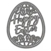 Easter Egg Filigree Carbon Steel Crafting Dies Scrapbooking Die-Cuts