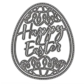 Easter Egg Filigree Carbon Steel Crafting Dies Scrapbooking Die-Cuts