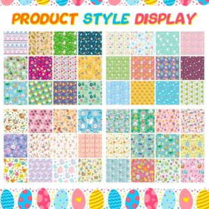 easter garden digital pattern papers set 3