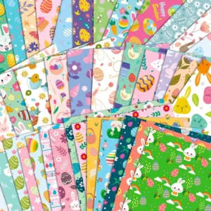 easter garden digital pattern papers set 4