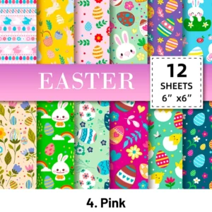 easter garden digital pattern papers set 9