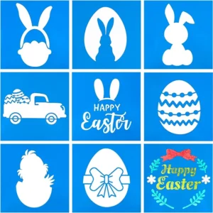 easter joy collection stencils set 4