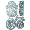 Elegant Easter Egg Carbon Steel Crafting Dies Scrapbooking Die-Cuts