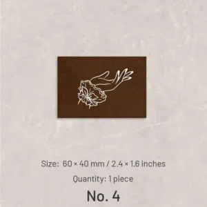 elegant hand gestures wood rubber stamps 12