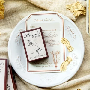 elegant hand gestures wood rubber stamps 6