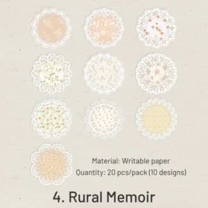 elegant melody series vintage lace paper 11