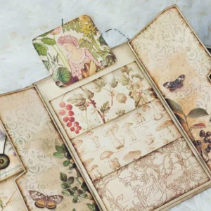elf girl handmade junk journal folio 4