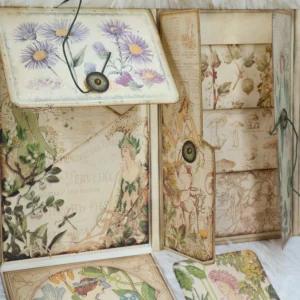 elf girl handmade junk journal folio 5