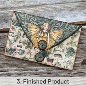 elf girl handmade junk journal folio 9
