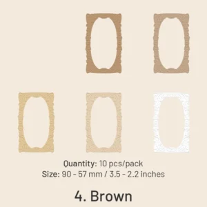 embossed diecut hollow border cardstock scrapbook 12