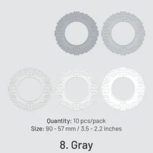 embossed diecut hollow border cardstock scrapbook 16