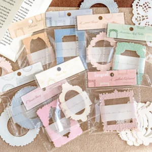 embossed diecut hollow border cardstock scrapbook 3