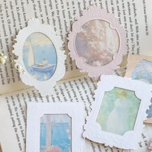 embossed diecut hollow border cardstock scrapbook 7