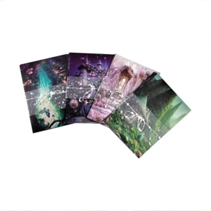 enchanted forest and cottage scrapbook paper 9