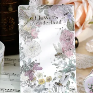 endless charm silver foil feather plant 2