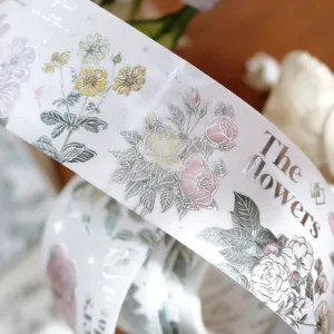 endless charm silver foil feather plant 7