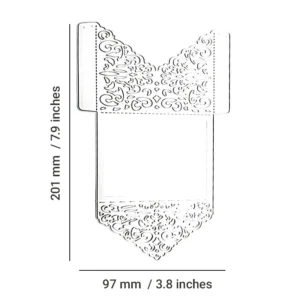 envelope and invitation carbon steel crafting 6