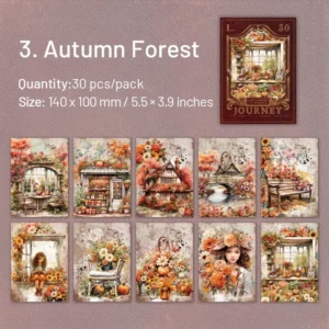 european famous architecture scrapbook paper 13