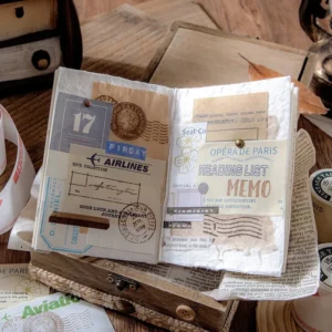 european simple retro writable decorative paper 3