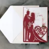 European Style Laser Hollow Greeting Card