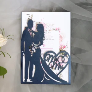 european style laser hollow greeting card 2