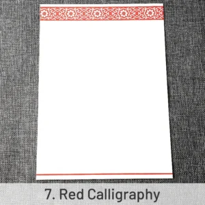 european style pattern retro kraft writing 11