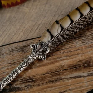 european style vintage feather quill dip 4