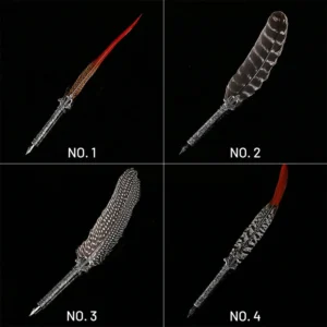 european style vintage feather quill dip 7
