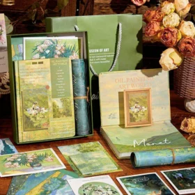European Vintage Art Journal Gift Box Set