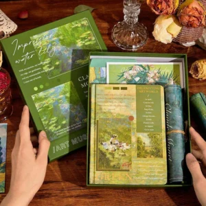 European Vintage Art Journal Gift Box Set european vintage art journal gift box 2