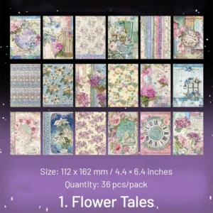 europeanstyle large floral decorative paper 9
