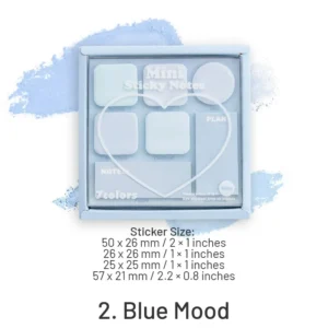 faint secret 7color mini sticky notes 7