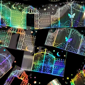 fairy tale town series holographic decorative 2