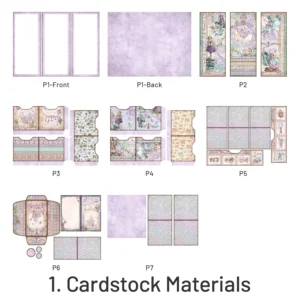 fairy theme cyan background handmade junk 10