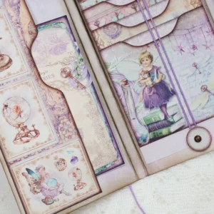 fairy theme cyan background handmade junk 4