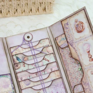 fairy theme cyan background handmade junk 5
