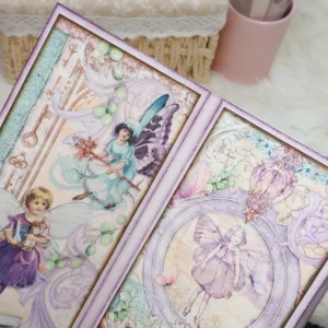 fairy theme cyan background handmade junk 7