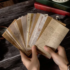 Famous Artist's Manuscripts Vintage Scrapbook Paper