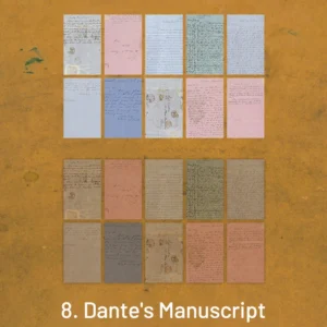 famous artists manuscripts vintage scrapbook paper 15