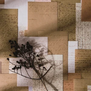 famous artists manuscripts vintage scrapbook paper 4