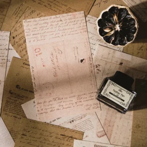 famous artists manuscripts vintage scrapbook paper 8