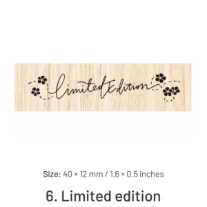 Fancy Font English Words Wooden Rubber Stamp fancy font english words wooden rubber 15