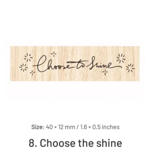 Fancy Font English Words Wooden Rubber Stamp fancy font english words wooden rubber 17