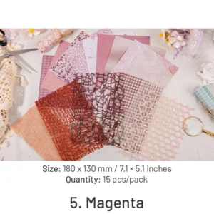 fancy net mixed material decorative paper 12
