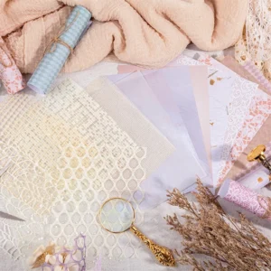 fancy net mixed material decorative paper 4