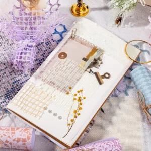 fancy net mixed material decorative paper 5